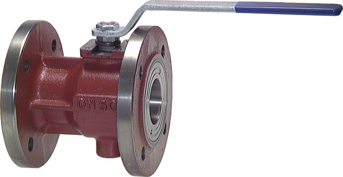 Exemplary representation: Flanged ball valve (1-piece)