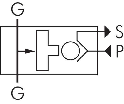 Schematic symbol: Signal screw connection